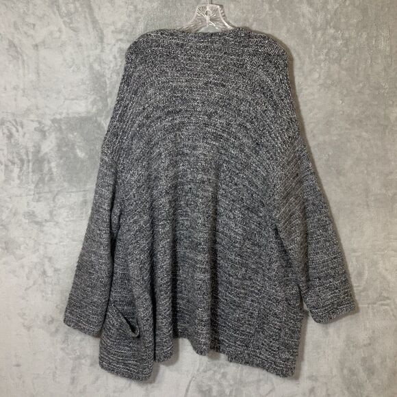 J Jill Pure Jill Chunky Knit Cottagecore Grandpa Cardigan Mohair Wool Cashmere - Picture 3 of 10